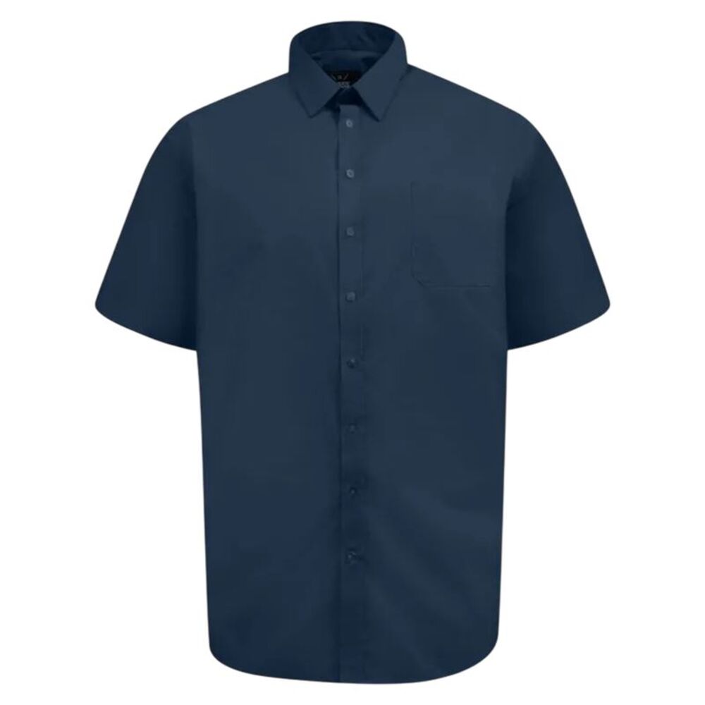Duke Mens D555 Lucas Short-Sleeved Shirt / Navy